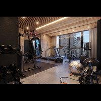 "Stay active in style with gyms in our Westwood furnished apartments."